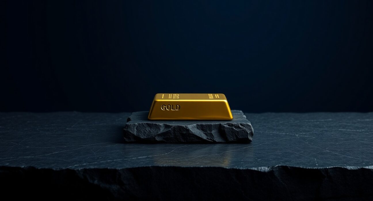 Gold bar representing inflation shock analysis by TD Securities on haven metal market trends