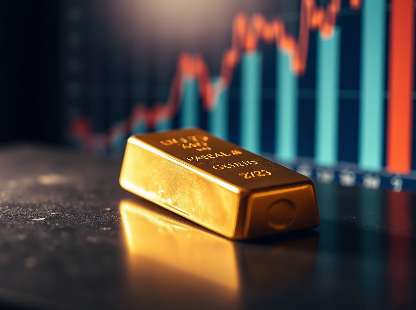 Gold Steadies Near June High as Fed Rate Hike Bets Fade, Pressuring the Dollar