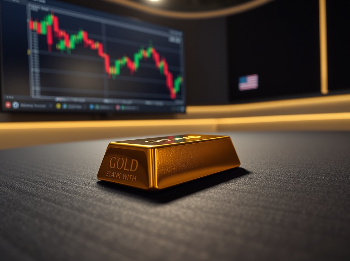 Gold Pressured Near Daily Low as Fed Rate Hike Bets and Strong Dollar Weigh