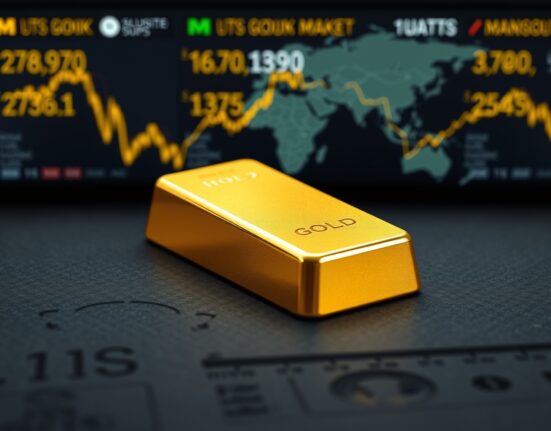 Gold bullion bar representing the surge in gold price to $4,400 amid central bank policy shifts.