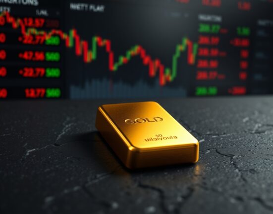 Gold bullion bar representing market stability amid inflation and geopolitical uncertainty in 2025.