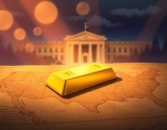 Gold price surges above $5,000 per ounce following US inflation report impacting Federal Reserve policy.