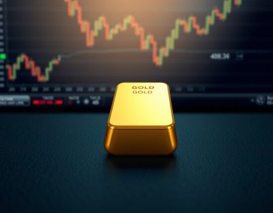 Gold bullion bar representing the strong gold price holding above $5,200 amid market uncertainty.