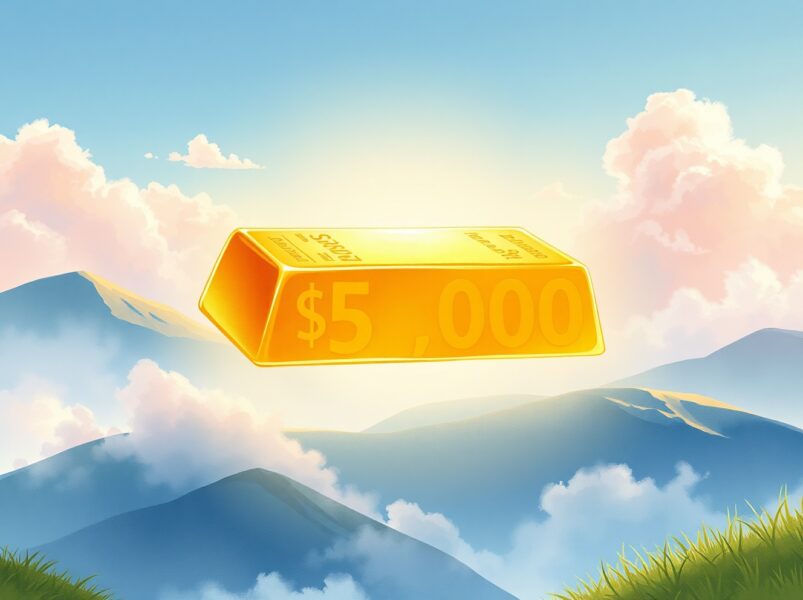 Gold Price Defies Gravity Above $5,000; Bulls Exercise Caution Amid Critical US Data Releases