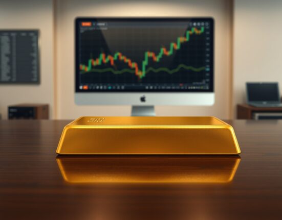 Gold bullion bar representing market uncertainty amid central bank decisions and inflation risks in 2025