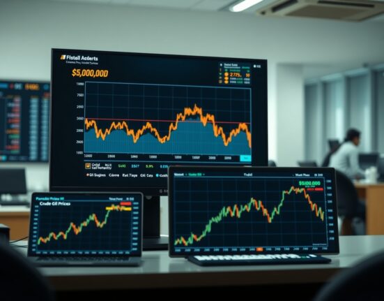 Breaking news on gold price crash below $5,000 amid rising oil prices and inflation fears.