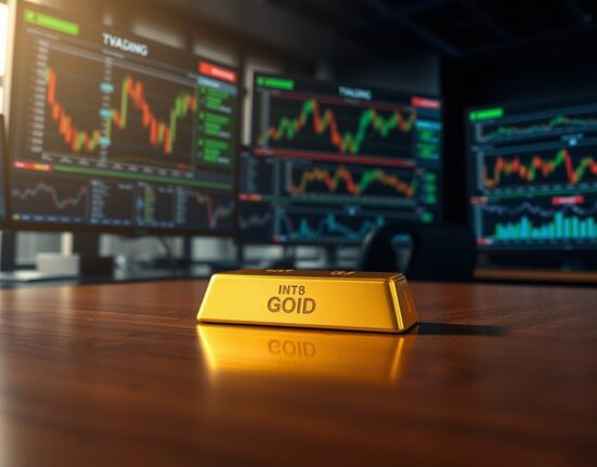 Gold bullion bar representing market uncertainty during US-Iran diplomatic negotiations in 2025