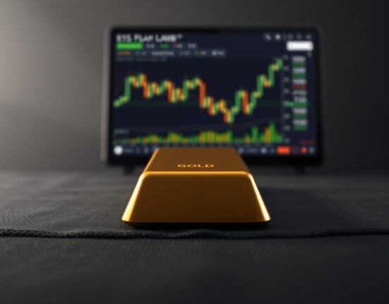 Gold bullion bar representing TD Securities' $5,000 gold price forecast and market analysis.