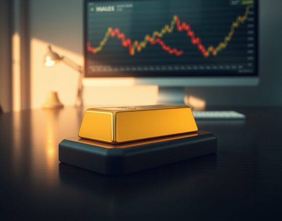 Gold bullion bar representing price forecast analysis amid inflation and Federal Reserve policy risks.