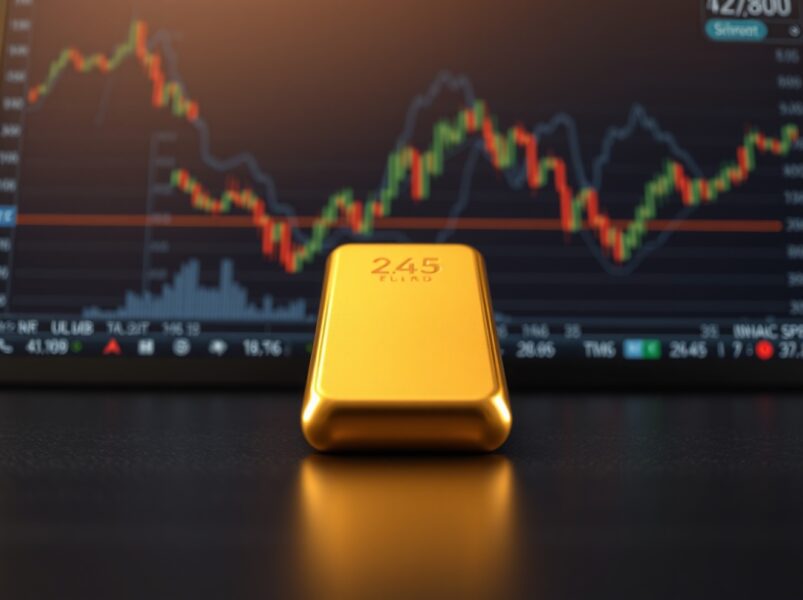 Gold bullion bar representing market analysis and safe haven asset value during geopolitical uncertainty.