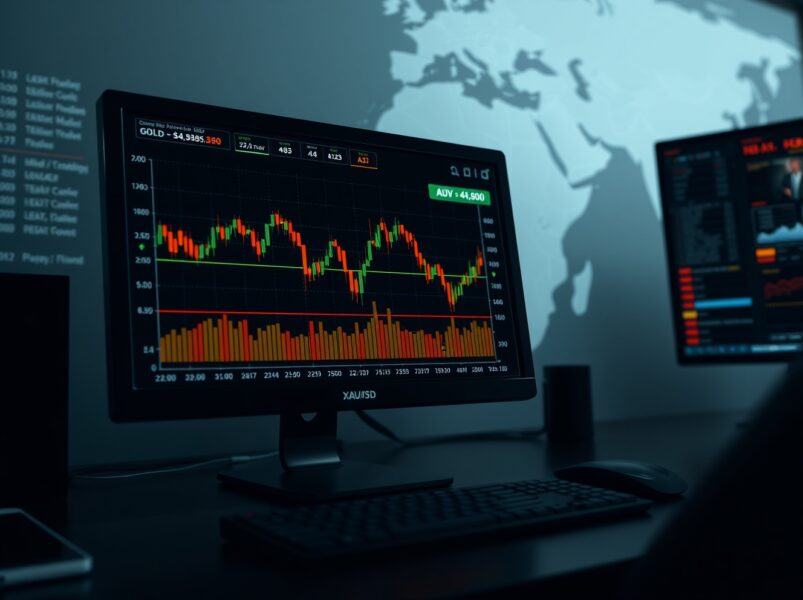 Gold Price Forecast: XAU/USD Stalls Below $4,850 as Critical US-Iran Peace Talks Loom
