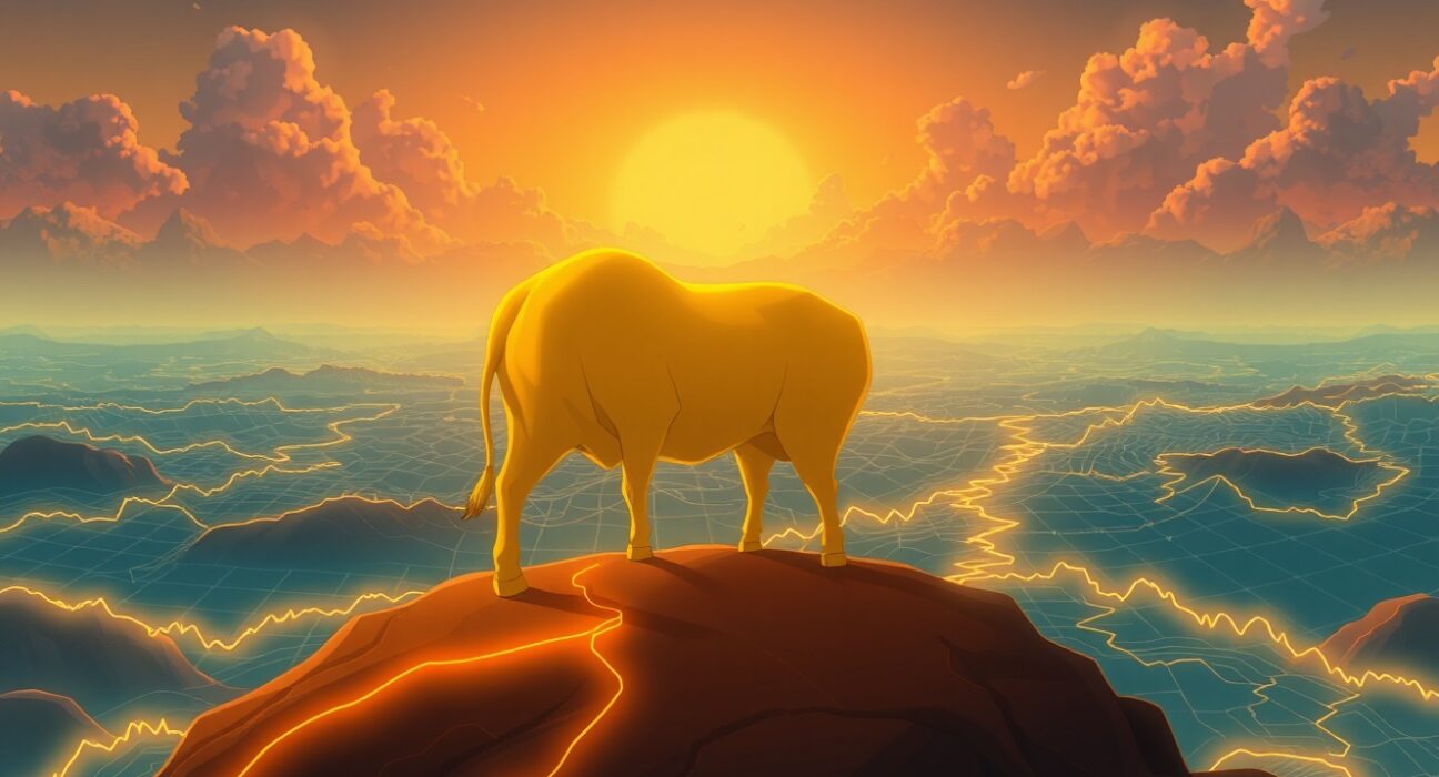 Gold price forecast analysis showing XAU/USD consolidation phase targeting $5,100.