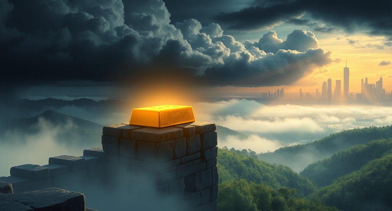 Gold price analysis showing geopolitical risks versus Federal Reserve policy impact