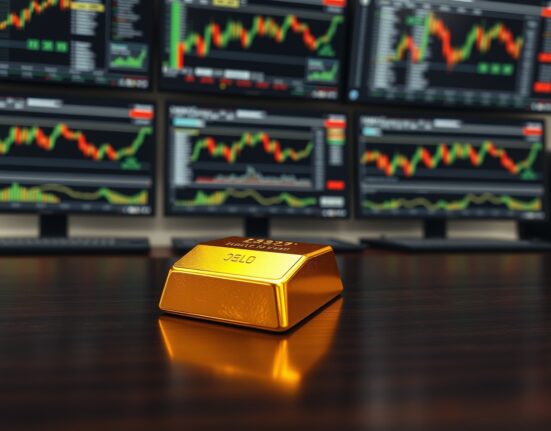 Gold bullion bar representing price stability amid geopolitical and economic uncertainty.