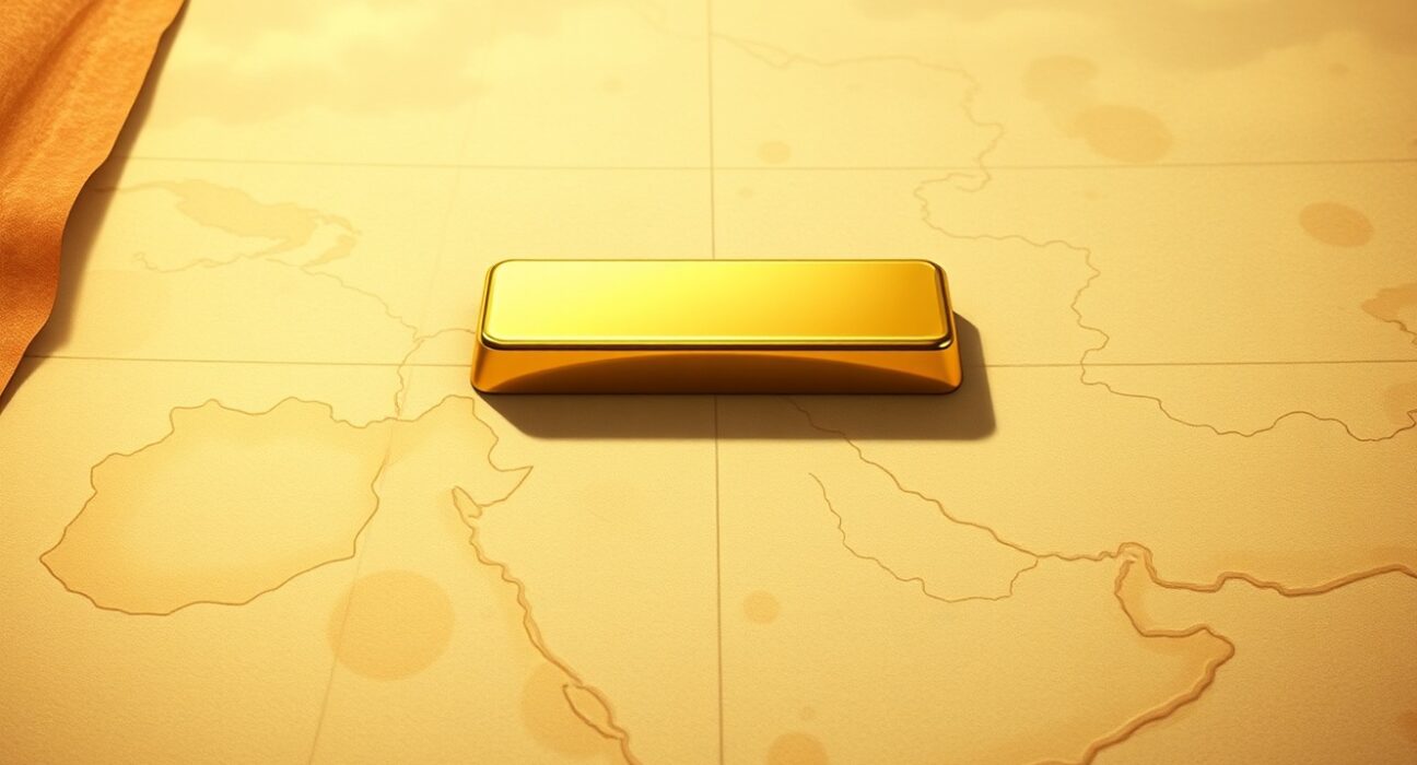 Gold price analysis showing impact of inflation and Middle East conflict on market trends.