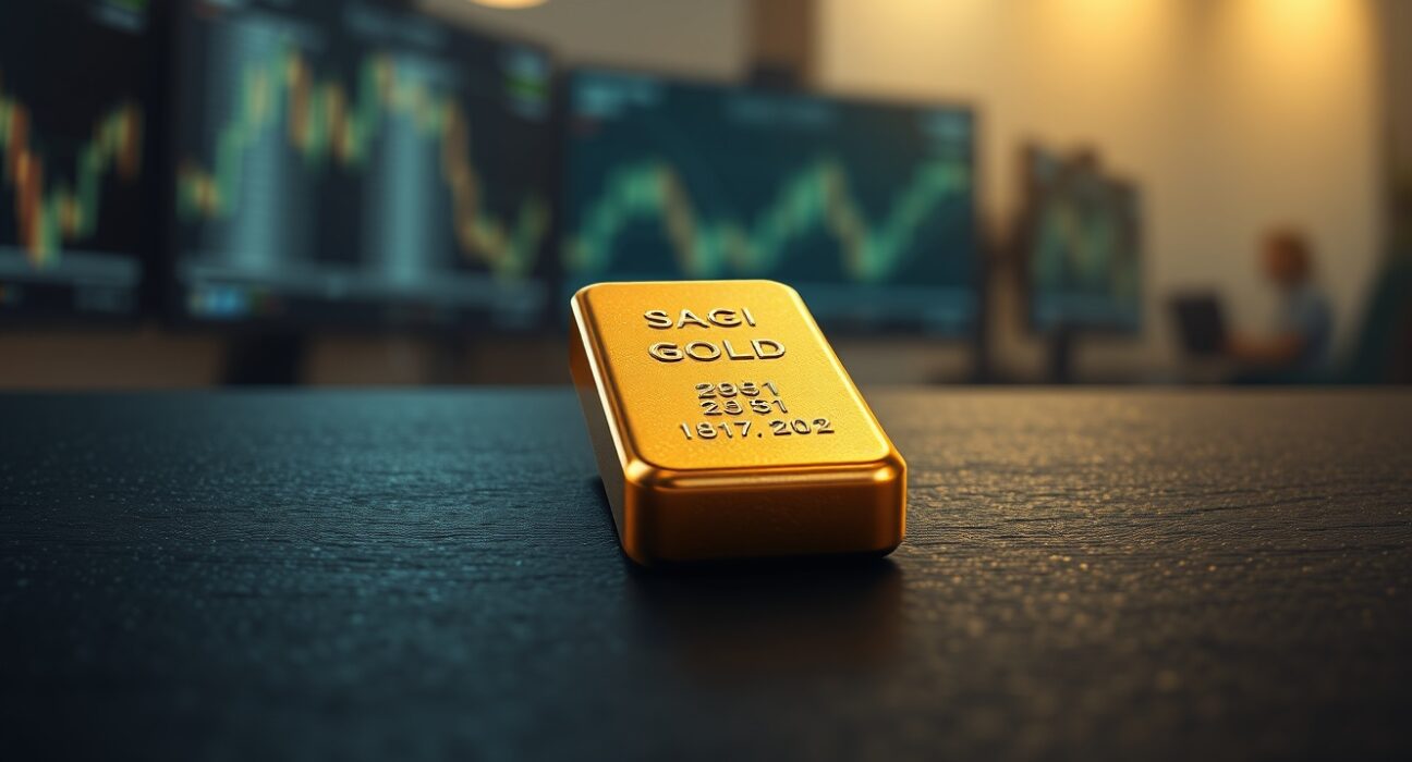 Gold bullion bar representing the current rangebound precious metals market analyzed by ING.