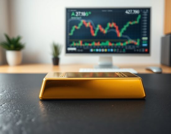 Gold bullion bar representing the rebound in gold price and safe-haven investment demand.