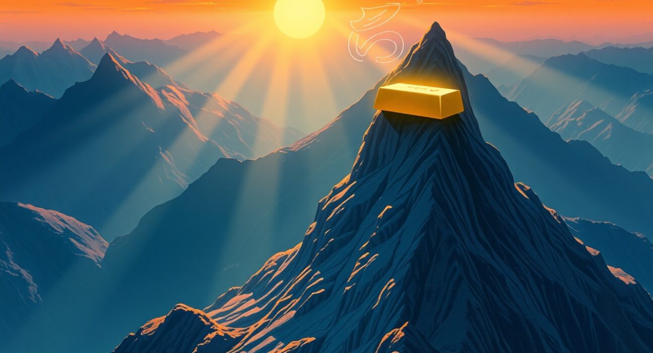 Historic gold price surge reaches a new all-time high above $4,900 per ounce in 2025.