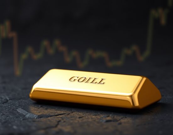 Gold bullion bar representing the gold price recovery as sellers fail to hold below $4,600.