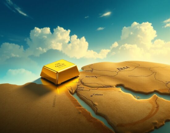 Gold price surge analysis driven by Middle East tensions and safe-haven demand in 2025 markets.