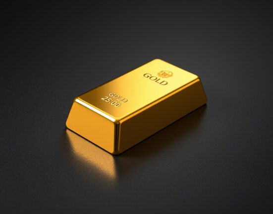 Gold bullion bar representing safe-haven asset during economic uncertainty and market volatility