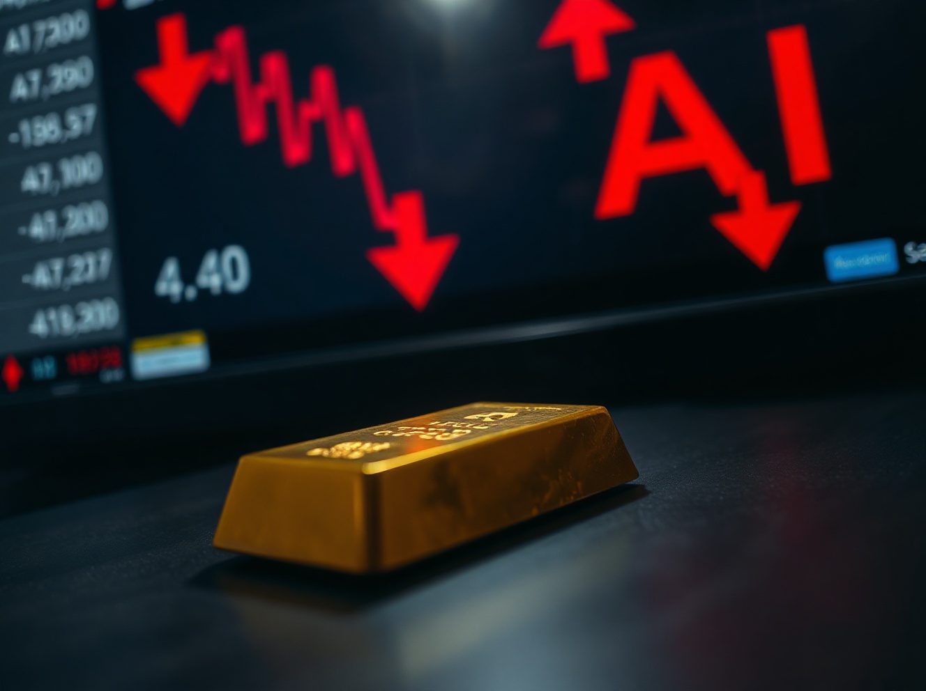 Gold Prices Slide as AI-Led Stock Rout Triggers US Dollar Flight to Safety