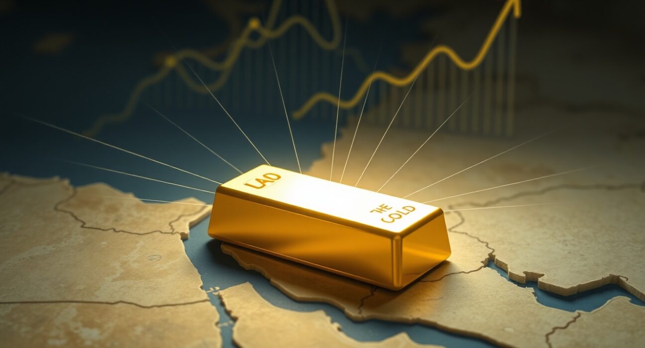 Historic surge in gold price driven by geopolitical risk and anticipation of key US economic indicators.