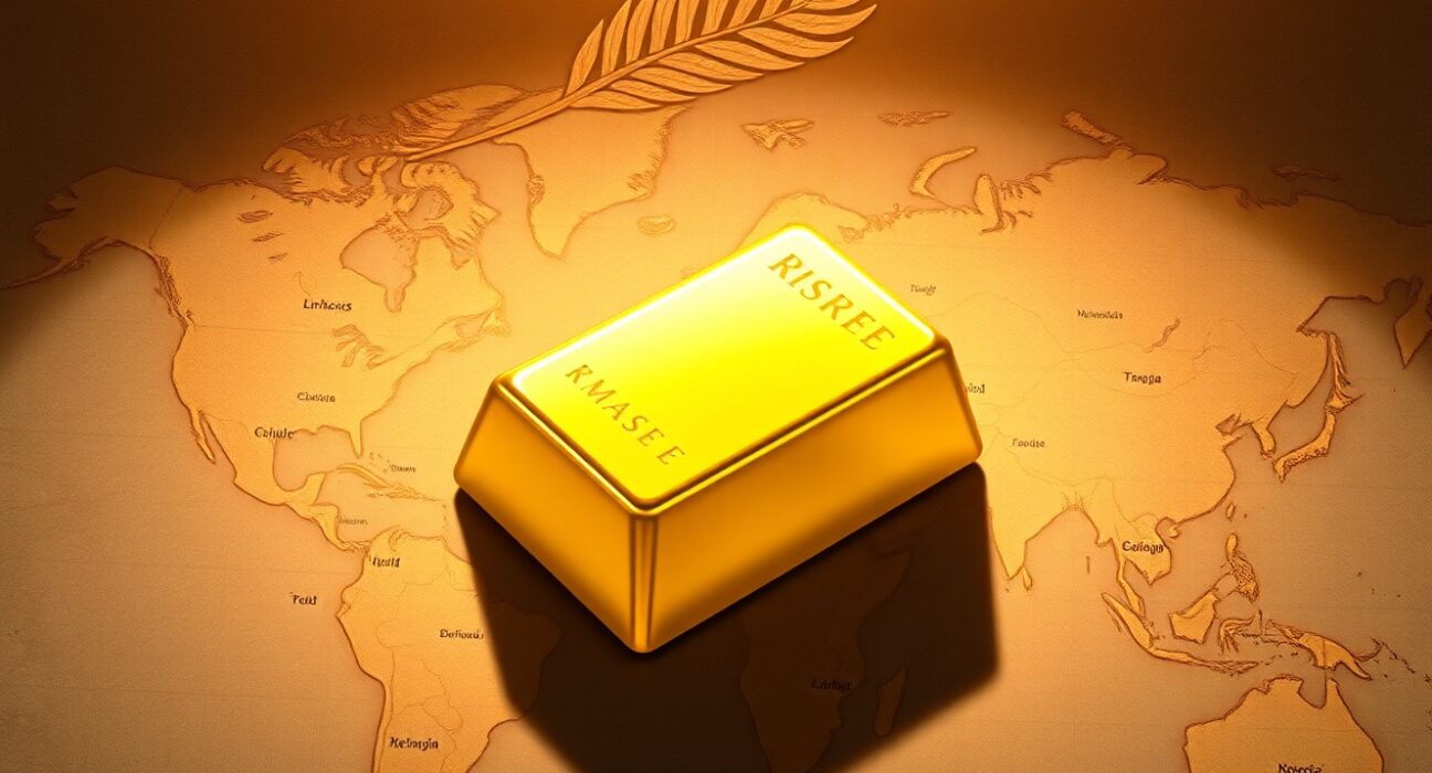 Gold price surges above $5,200 per ounce as a safe-haven asset during economic uncertainty.