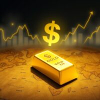 Gold price surge analysis following weak GDP and high PCE inflation data impacting the US Dollar.