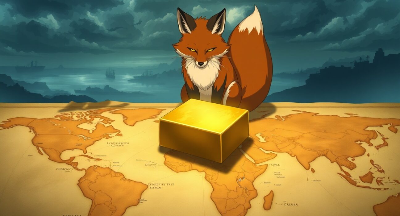 Gold price surges as a safe-haven asset during geopolitical and trade market turmoil.