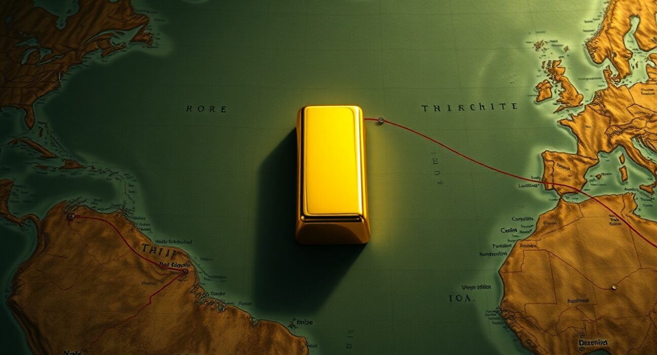 Gold price surge driven by geopolitical tensions and US trade policy impacting global markets.