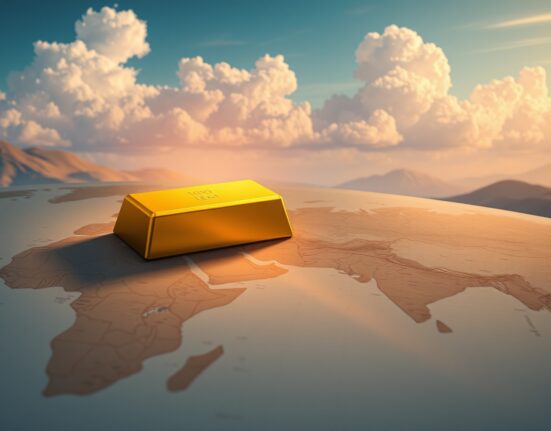 Gold price surge driven by safe-haven demand during US-Iran geopolitical conflict.