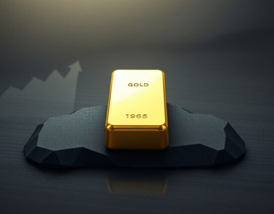 Gold bullion bar representing the surge in gold price toward $4,800 amid complex market forces.