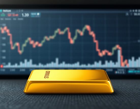 Gold bullion bar representing the surge in gold price after weak US employment data.