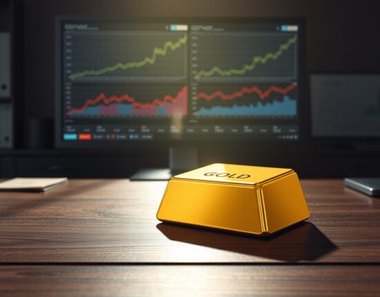 Gold bullion bar representing market stability during US-Iran diplomatic uncertainty in 2025 financial analysis.
