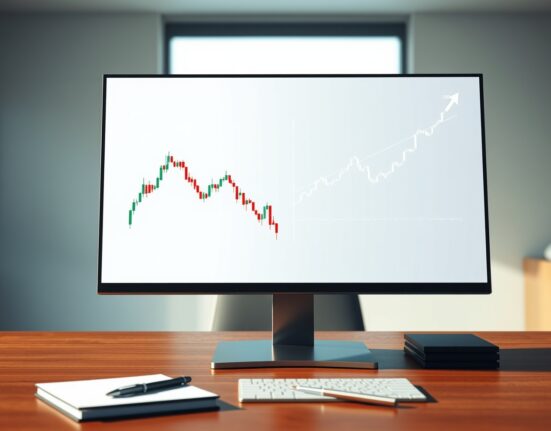 Financial charts showing gold price decline and US Dollar Index surge above 100.00.