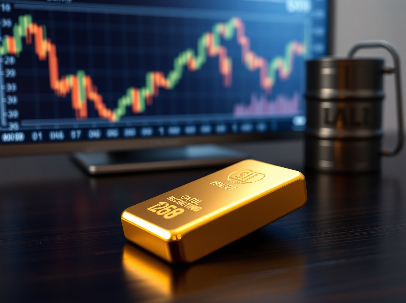 Gold Prices Dip as Markets Eye Fed Decision and Falling Oil Costs