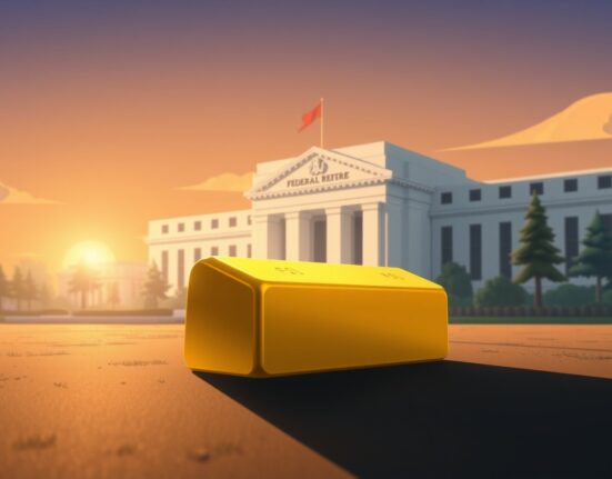 Gold prices reacting to Federal Reserve monetary policy decisions and US dollar strength in 2025 markets