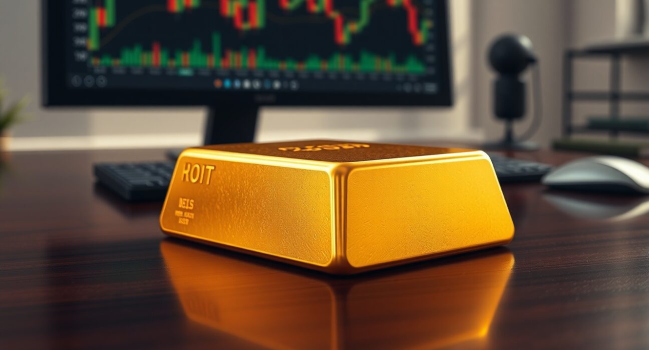 Gold bullion bar representing stable gold prices in current financial market conditions.