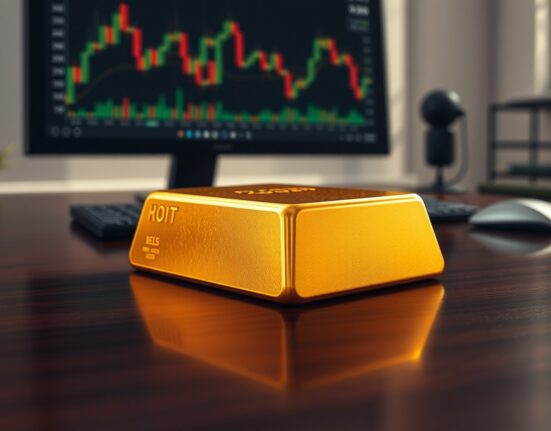 Gold bullion bar representing stable gold prices in current financial market conditions.