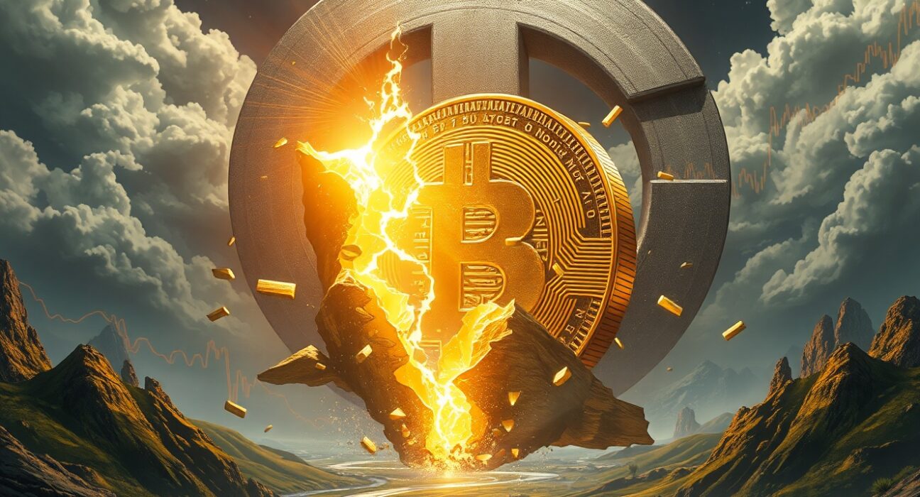 Dramatic market reaction to gold price drop after Federal Reserve nomination.