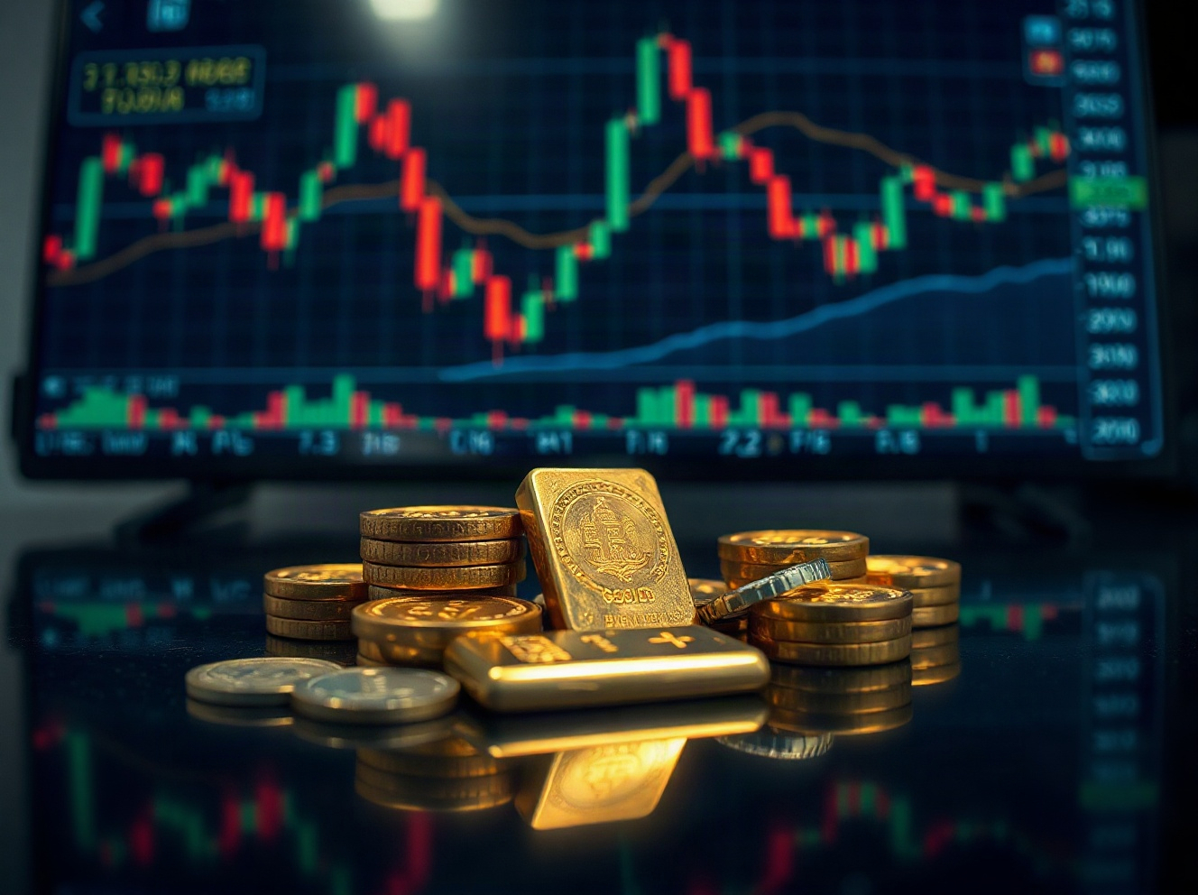 Gold Slides as US-Iran Strikes Lift Oil and US Yields
