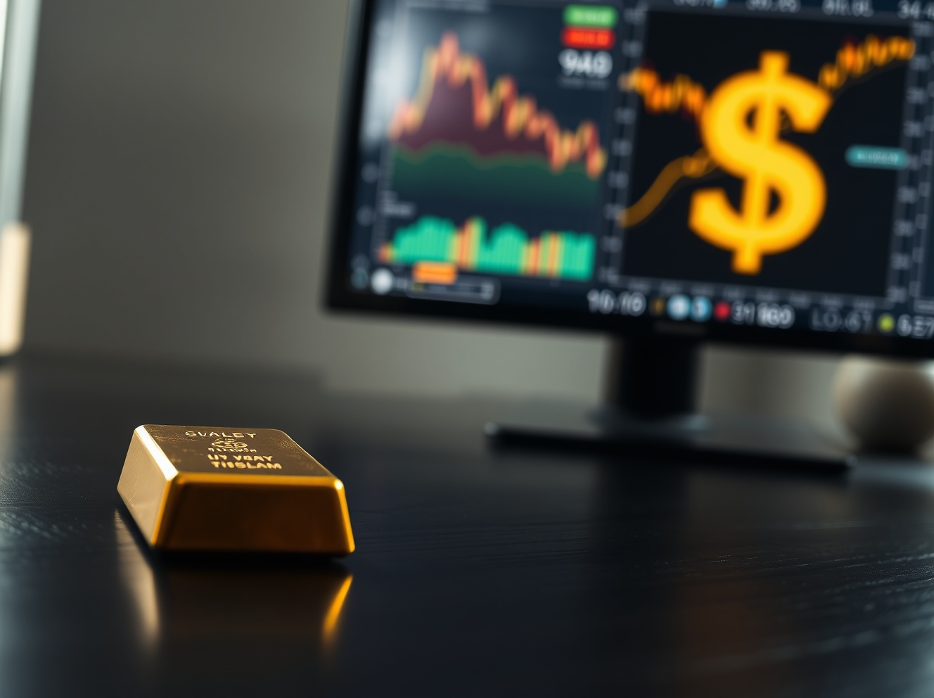 Gold Slips as Firm Dollar, Rising Yields, and Fed Hike Bets Weigh on Sentiment