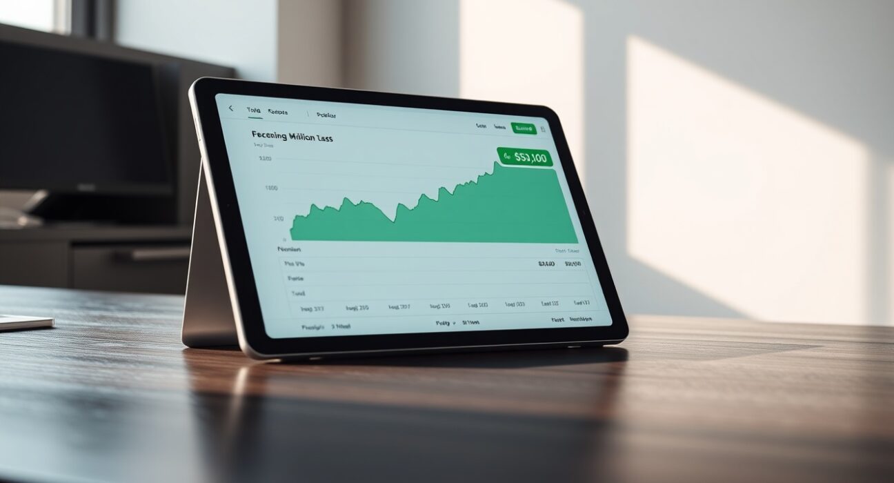 Digital wallet interface showing a large leveraged long position on GOLD tokens, representing a major crypto market move.