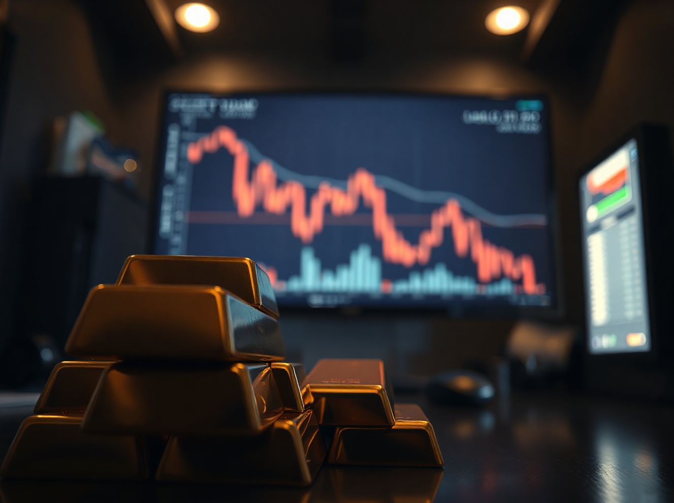 Gold Edges Lower as Traders Position Ahead of Fed Rate Decision