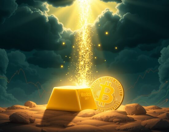 Gold volatility surpassing Bitcoin in market uncertainty analysis with historical context
