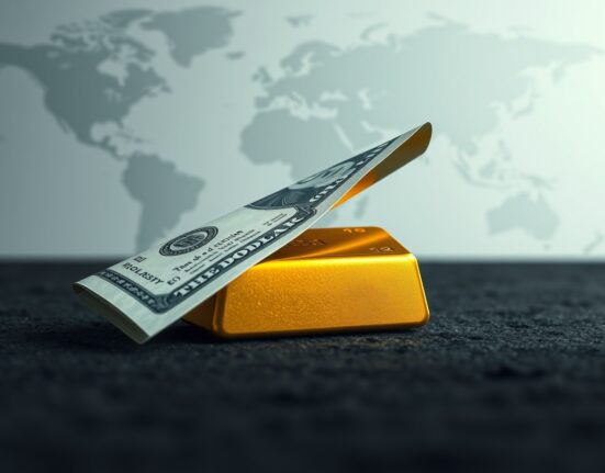 Gold weakens to three-week low as USD sustains gains amid US-Iran tensions, illustrating geopolitical and monetary policy pressures on precious metals.