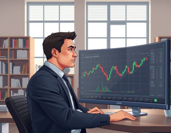 Financial analyst reviews Coinbase stock chart after Goldman Sachs price target adjustment