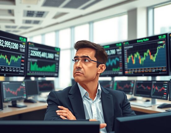 Financial analyst examining Goldman Sachs dollar strength forecast amid energy market volatility in trading environment