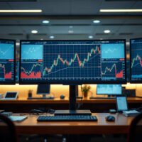 Goldman Sachs stock price chart showing support arc and rebound potential